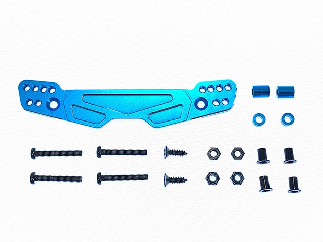 Aluminum Front Shock Tower (Blue) (for Tamiya G6-01)