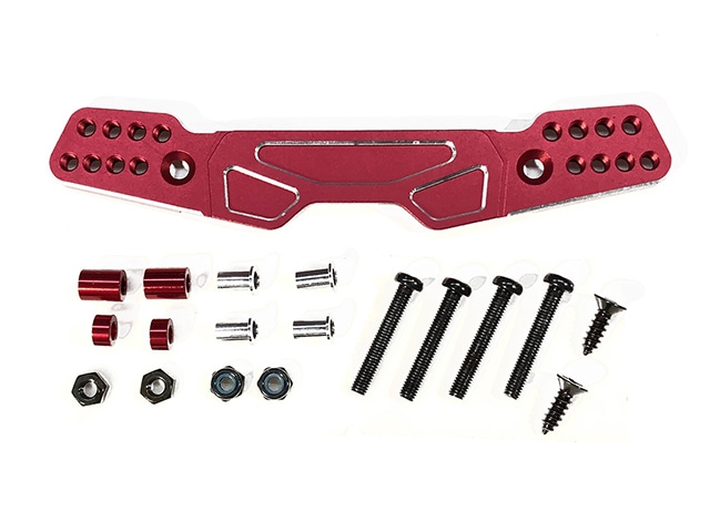 Aluminum Rear Shock Tower (Red) (for Tamiya G6-01)