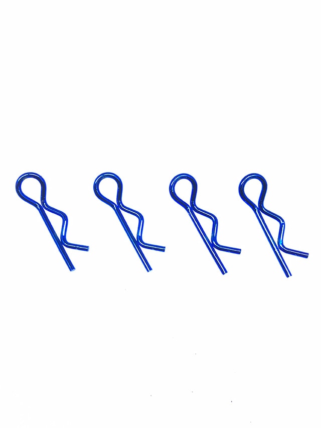 Body Clip Small (Dark Blue) 4 pcs.