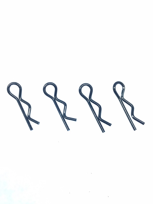 Body Clip Small (Black) 4 pcs.