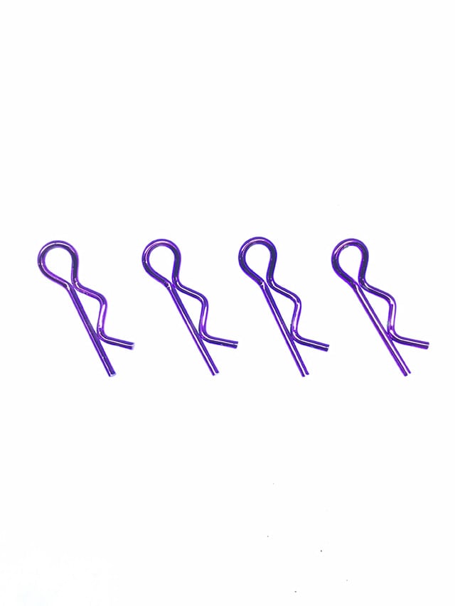 Body Clip Small (Purple) 4 pcs.