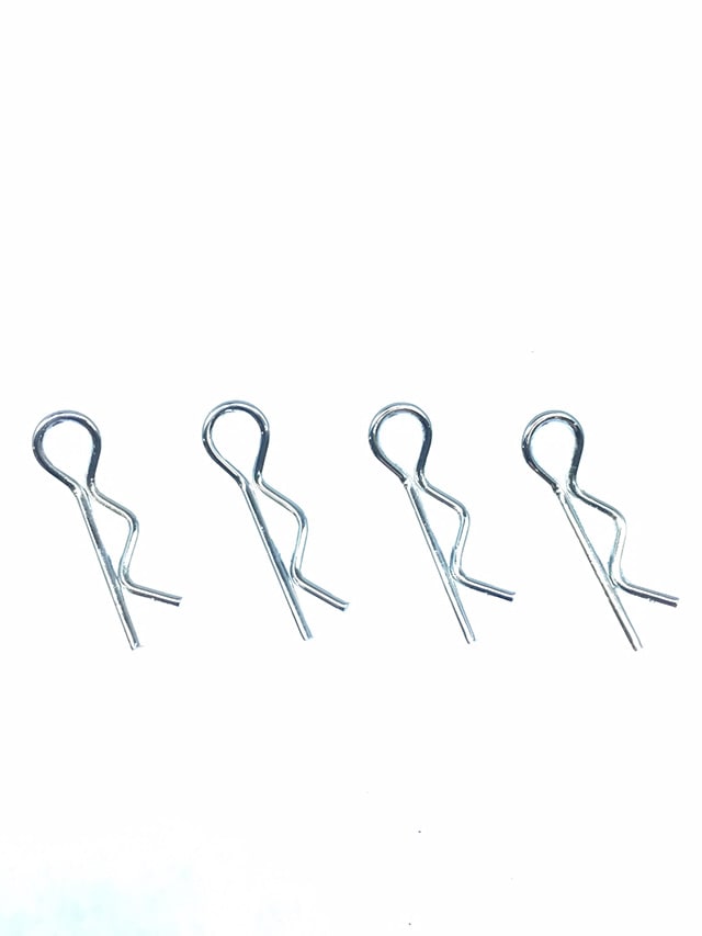 Body Clip Small (Silver) 4 pcs.