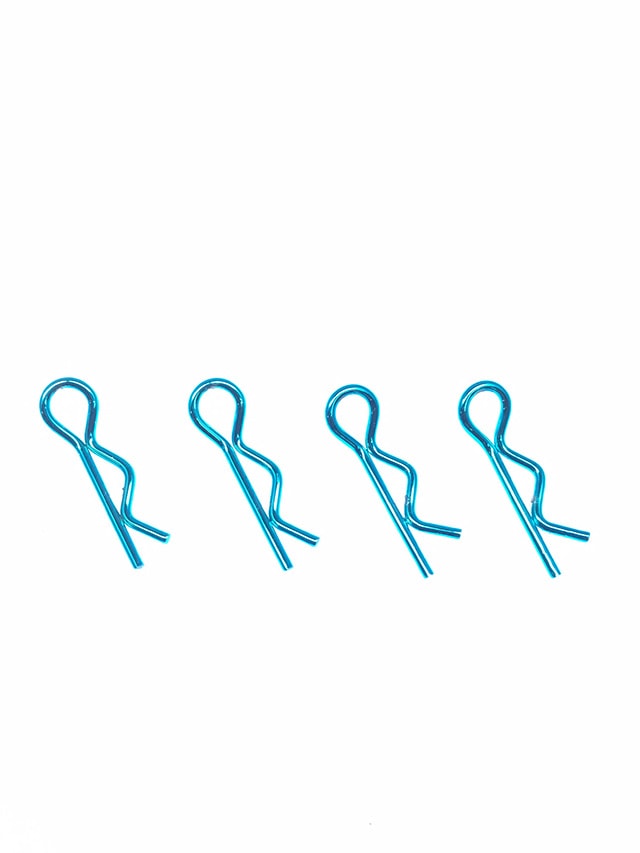 Body Clip Small (Light Blue) 4 pcs.