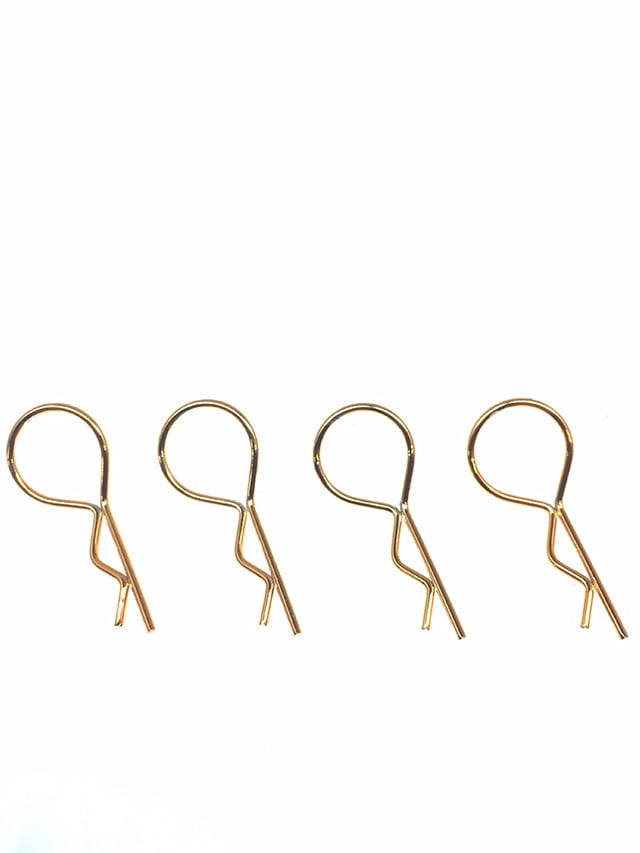 Body Clip Large Head (Gold) 4 pcs.