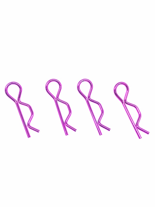 Body Clip 7mm(Pink) 4 pcs.