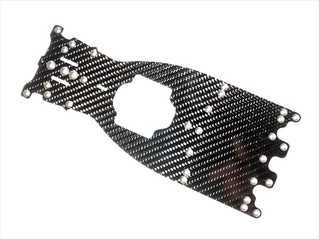 2.4 Carbon Fiber Main Chassis (for High-Speed Circuit)
