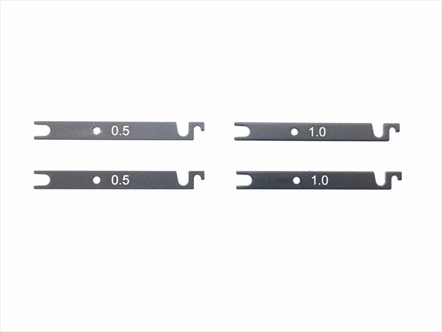 アルミバルクヘッドスペーサー(0.5t,1.0t) 各2pcs PARSEC-12/C用 Al Bulkhead Spacer (0.5t,1.0t)  for PARSEC-12/C each 2pcs