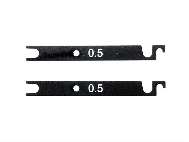 Aluminum Bulkhead Spacer (0.5t) 2pcs (for PARSEC-12/C) Al