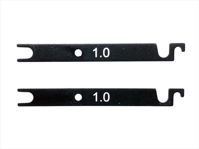 アルミバルクヘッドスペーサー(1.0t) 2pcs PARSEC-12/C用 Al Bulkhead Spacer (1.0t) 2pcs for PARSEC-12/C
