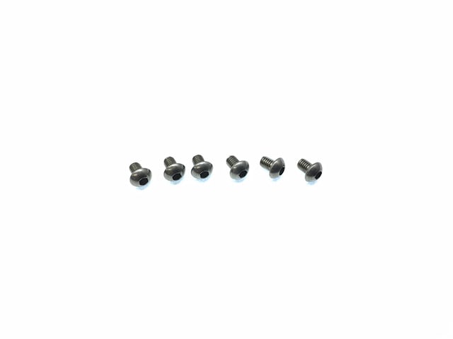 Titanium Hex Socket Screw Button Head 3×4 6pcs Titanium hex screw Button 3×4 6pcs.