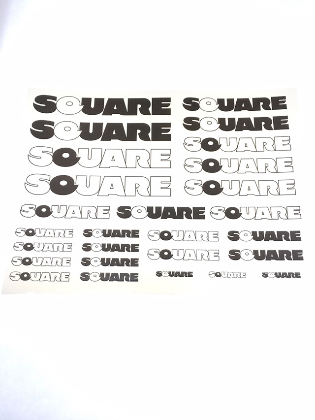 SQUARE Sticker, Pre-Cut, 178×134 mm