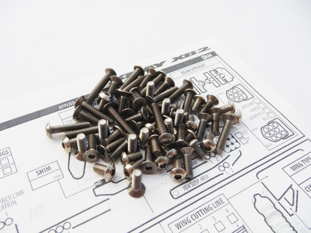 X RAY XB2C 2019 Titanium Hex Socket Screw Set