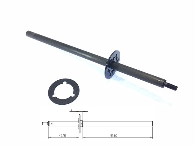 Lightweight Carbon Axle Shaft W-GT (for Lightweight Carbon Fiber Axle Shaft (Differential Lock Dual-Purpose) W-GT)