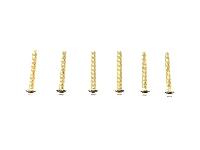 3×15 Hex Socket Button Head Screw (6pcs) 3×15 Stainless Hex Bottan Screw (6pcs) 24K Gold