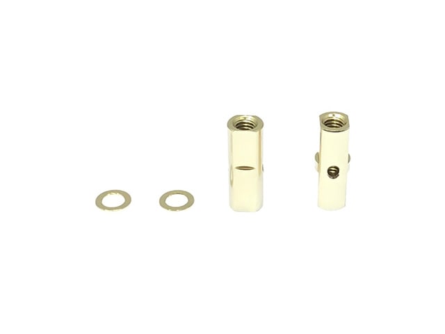 Aluminum Post Set 13.5L(Gold) 0.5t With Collar 2 pcs.