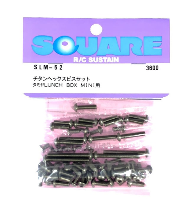 Titanium Hex Socket Screw Set (for Tamiya LUNCH BOX MINI)