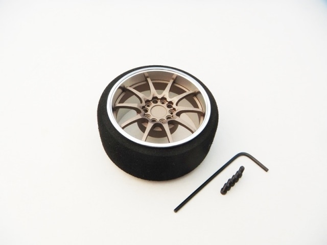 アルミステアリングMFホイール Papi Racing (Fチタン/クロームリム)　Aluminum Steering Wheel Papi Racing (F-Titan/Chrome)