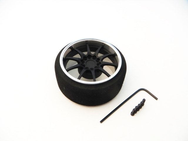 アルミステアリングMFホイール Papi Racing (Fブラック/クロームリム)　Aluminum Steering Wheel Papi Racing (F-Black/Chrome)