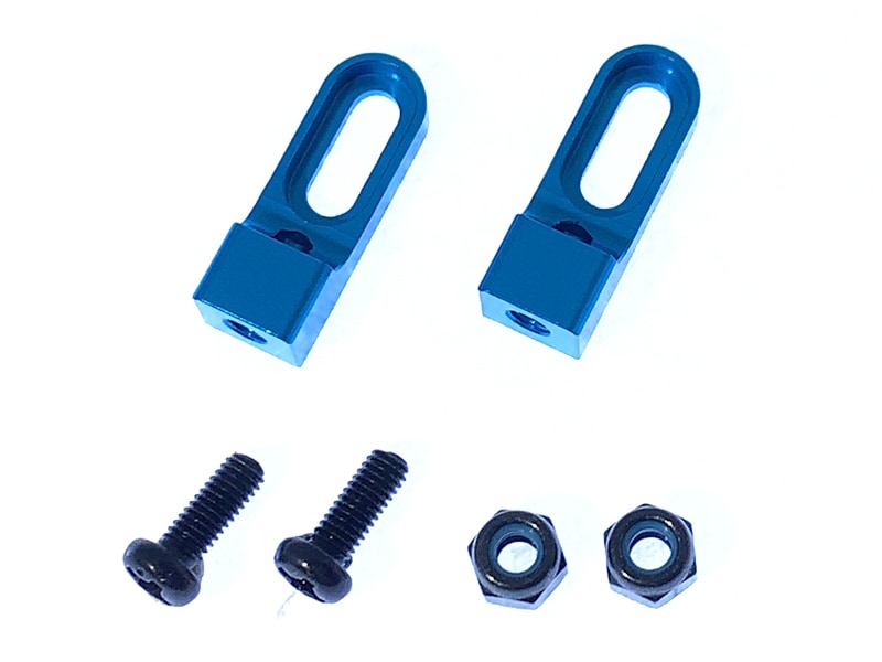 Aluminum Lightweight Servo Mount & Belt Tensioner (Light Blue)