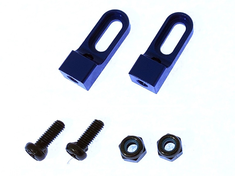 Aluminum Lightweight Servo Mount & Belt Tensioner (Dark Blue)