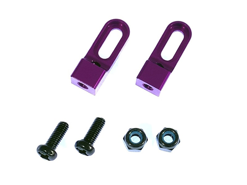 Aluminum Lightweight Servo Mount & Belt Tensioner (Purple)