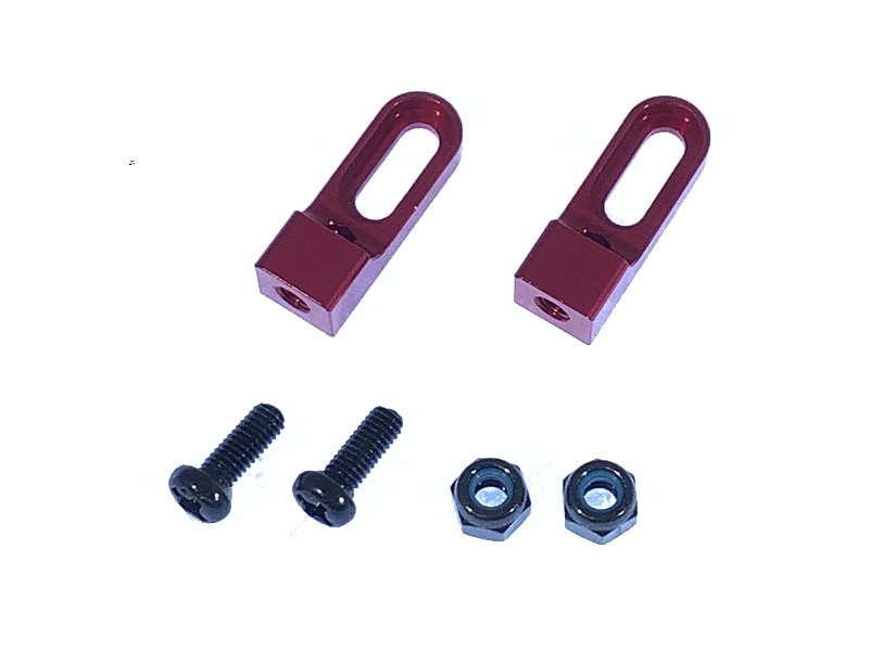 Aluminum Lightweight Servo Mount & Belt Tensioner (Red)