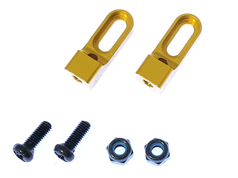 Aluminum Lightweight Servo Mount & Belt Tensioner (Gold)