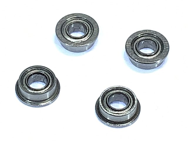 High Standard Flanged Bearings 630ZZ, 3×6×2.5 mm, 4 pcs.