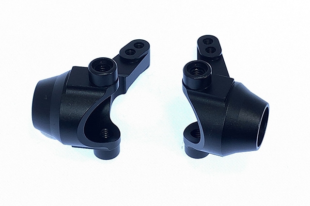 Aluminum Knuckles for Tamiya DF-02, Black, Limited Production Run