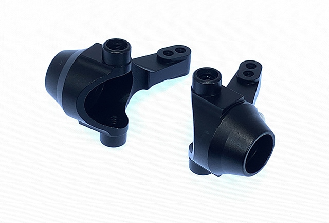 Aluminum Knuckles for Tamiya TT-02B, Black, Limited Production Run