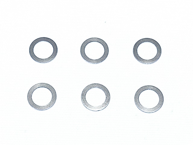 M4 Aluminum Collar φ6×4×1.0t (Silver)6 pcs. M4