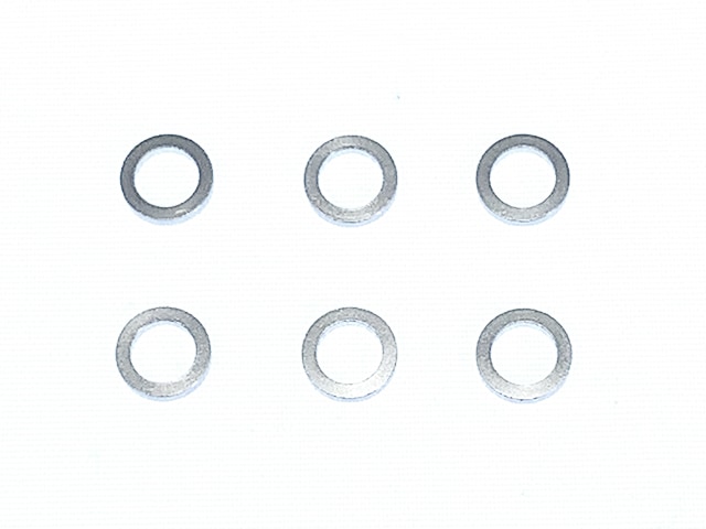 M4 Aluminum Collar φ6×4×3.0t (Silver)6 pcs. M4