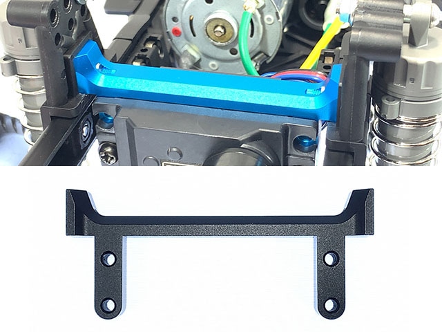 Aluminum Servo Mount (Black) (for Tamiya CC-02)