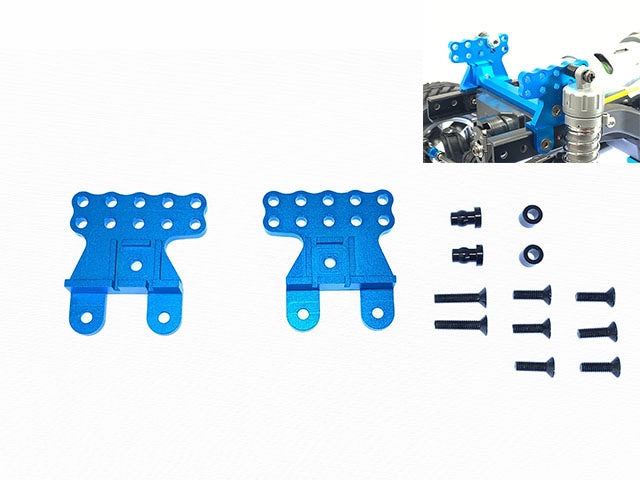 Aluminum Shock Tower (Blue) (for Tamiya CC-02)