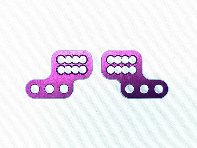 5mmピッチステー オフセット2(パープル) ドリフト汎用 5mmPitch Stay offset2(Purple)