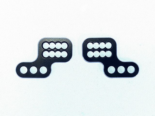 4mmピッチステー オフセット2(ブラック) ドリフト汎用 4mmPitch Stay offset2(Black)