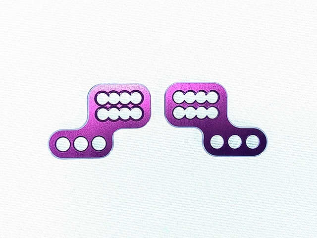 4mmピッチステー オフセット2(パープル) ドリフト汎用 4mmPitch Stay offset2(Purple)