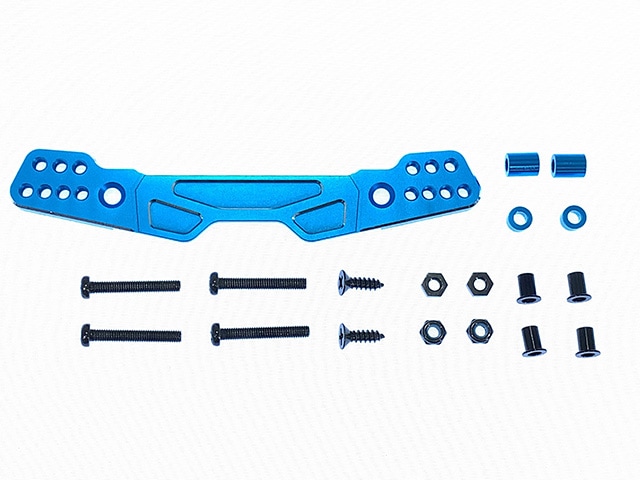 Aluminum Rear Shock Tower (Blue) Rear damper stay Blue(Tamiya WR-02/G6-01) (for Tamiya GF-01/G6-01)