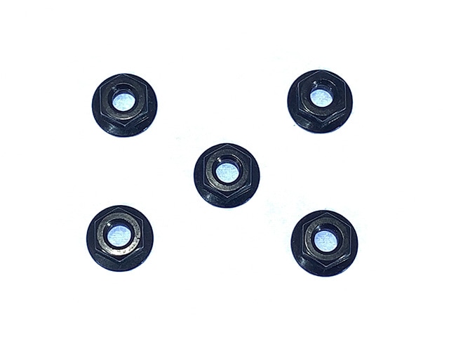Brass M4 Serrated Nut (5pcs) General-Purpose Brass M4