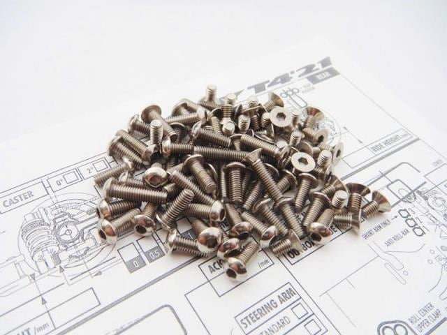 X Ray T4 2021 Titanium Hex Socket Screw Set X RAY T4