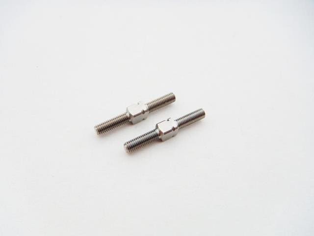 チタンターンバックルセット M3×25mm 2pcs  Titanium Turnbuckle Set (3x25mm)