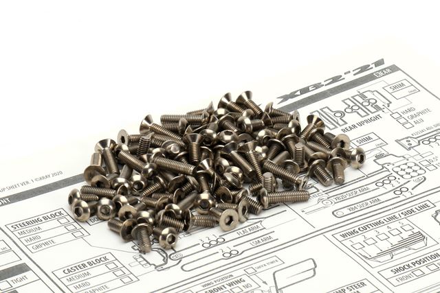 X Ray (for XB2 2021) Titanium Hex Socket Screw Set X RAY XB2