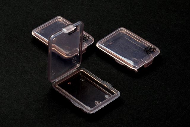 ミニケース（35×25×6mm)　スモーク３個入 Mini Case(35×25×6mm) Smoke 3pcs