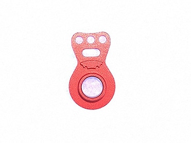 Tamiya High Torque Servo Saver Alu Servo Saver 2 Hole Type (for Aluminum Servo Saver 2 Holes (Red) High-Torque Servo Saver)(Red)