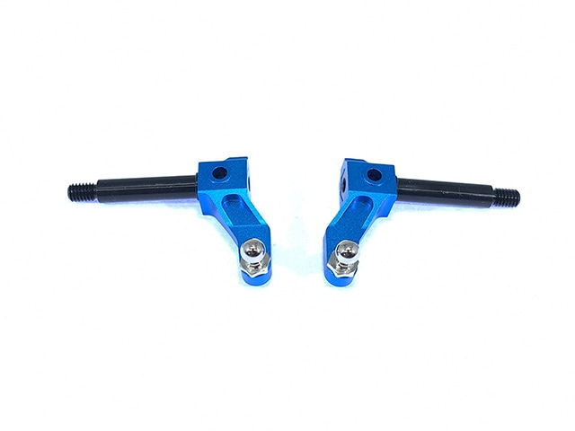 Aluminum Knuckles for Tamiya CW-01 Lunch Box, Blue