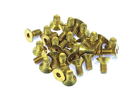 Brass M3×6mm Hex Socket Countersunk Screw 30pcs Brass hex flat head screw M3×6mm 30pcs