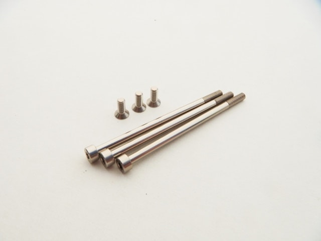 アルミスクリューセット  ヨコモDX-1type-R/Reve D Abusolute1モーター用 (Titan)　Brushless motor aluminum screw Set YOKOMO DX-1(Titan)