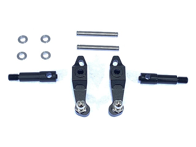 Aluminum Steering Knuckle (for Tamiya DT-02/DT-03, Holiday Buggy) Black
