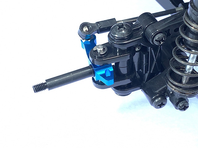 アルミナックル(タミヤWR-02ワイルドウイリー用)ブルー Aluminum Uplight (for Tamiya WR-02 Wild Willy) Blue