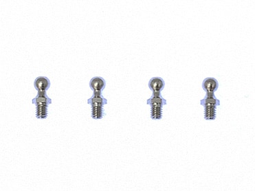4mm Ball Stud M3 Screw (Tamiya General-Purpose) 4 pcs.